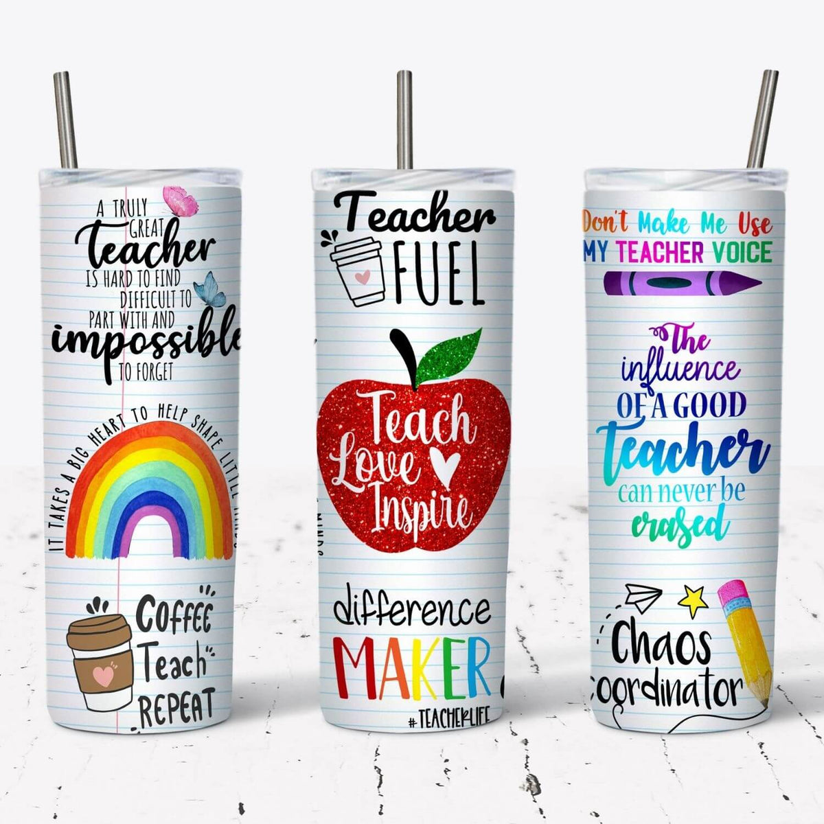 Bee-ing An Amazing Teacher Tumbler w/ Lid & Straw – RoseMae Boutique1