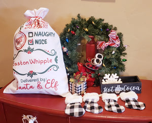 Personalized Santa Bag