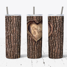 Load image into Gallery viewer, Customizable Love Message Tumbler w/ Lid &amp; Straw
