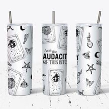 Load image into Gallery viewer, The Lion, the Witch, &amp; the Audacity Style Tumbler w/ Lid &amp; Straw
