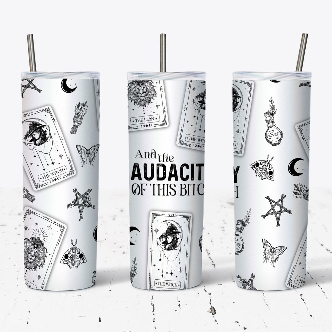 The Lion, the Witch, & the Audacity Style Tumbler w/ Lid & Straw